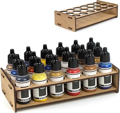 PROSCALE Mini Paint Rack 26mm Dropper Bottles Portable Organizer
