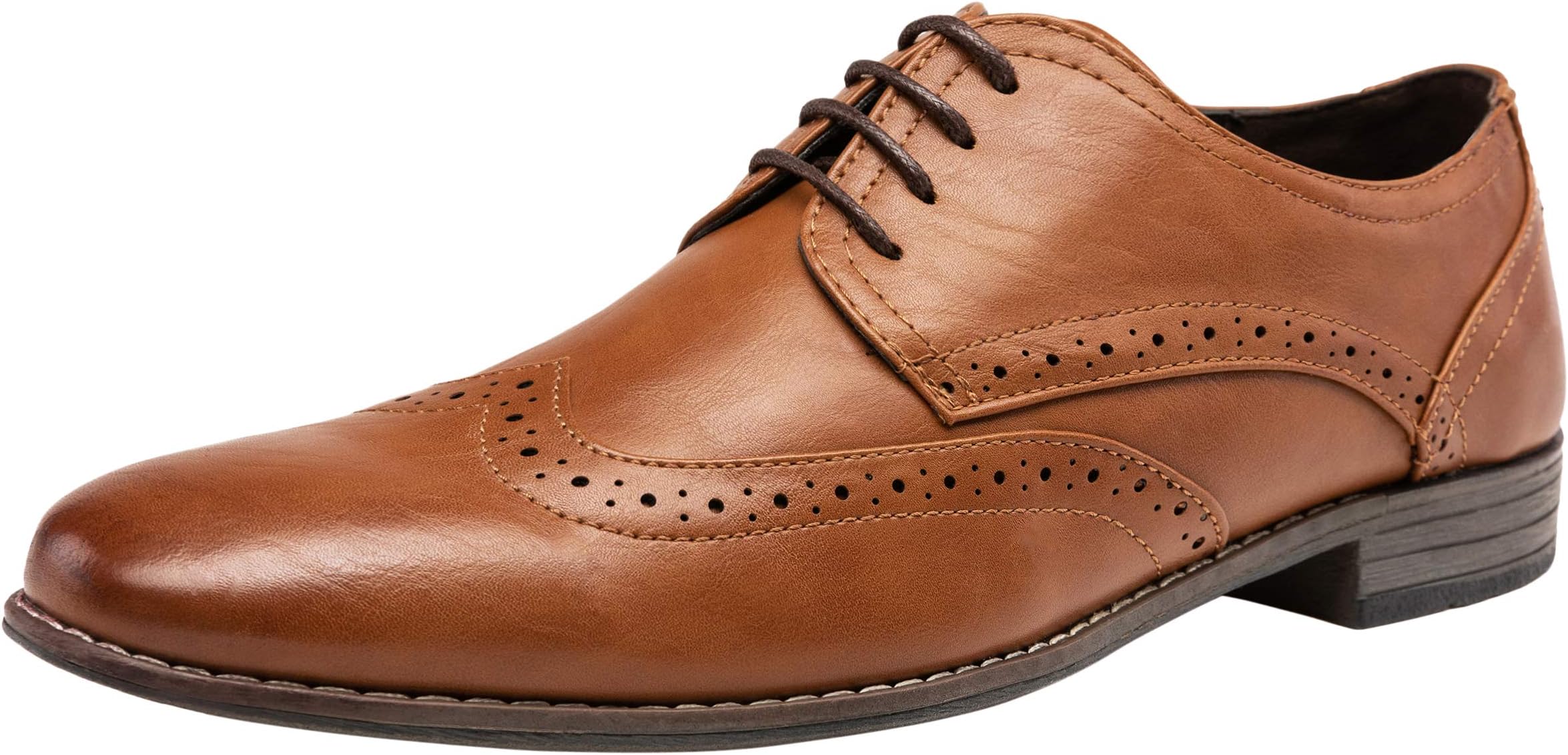 Men's Oxford Plain Toe Dress Shoes Classic Formal Derby Shoes