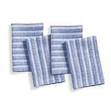 Solino Home Stripe Linen Napkins Set of 4