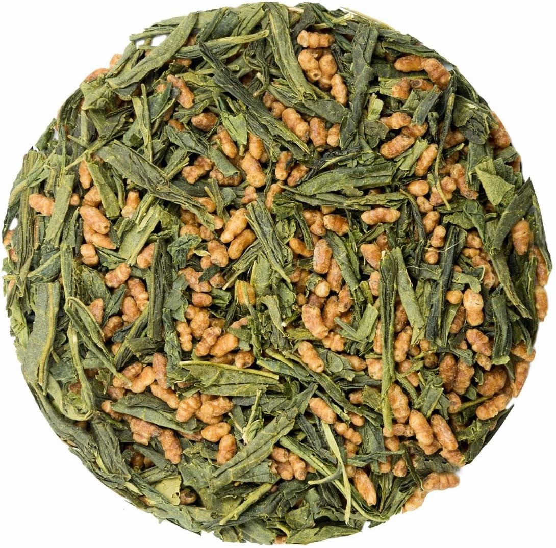 TEAXPRESS Japanese Genmaicha, Loose Leaf Organic Green Tea - 50g