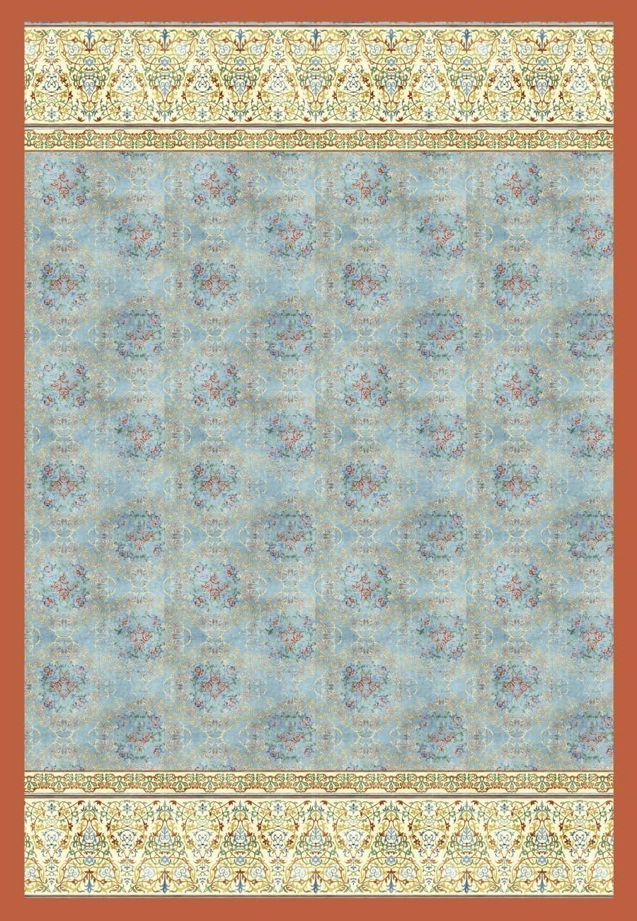 Bassetti blanket cotton blue size 155x220 cm