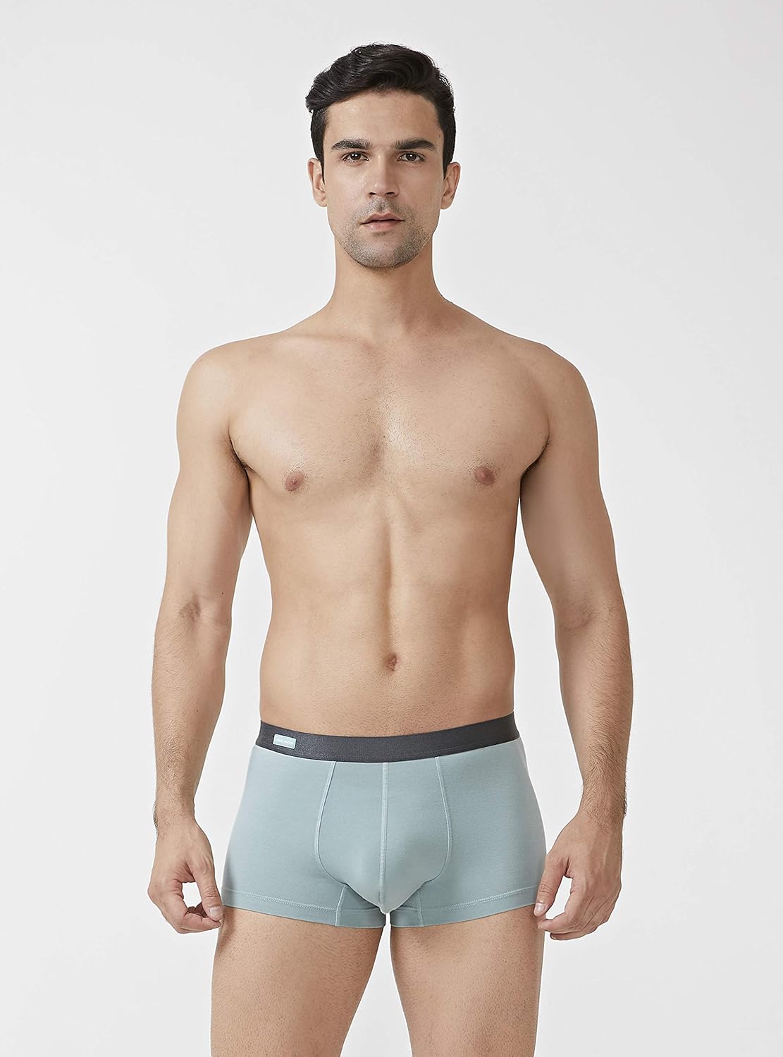 DAVID ARCHY Men's Underwear Bamboo Rayon Breathable Trunks Basic Solid Ultra Soft Underwear in 4 Pack: Clothing