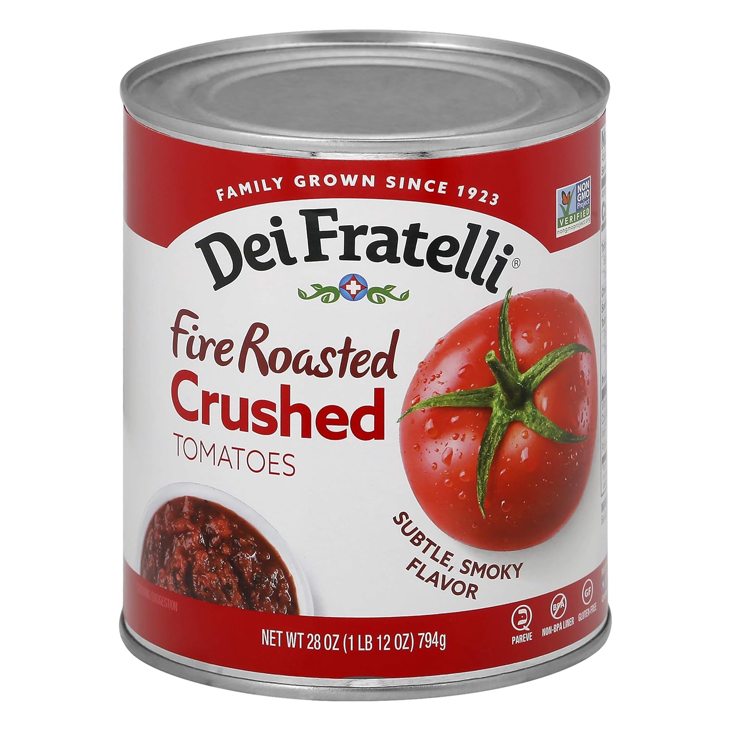 Dei Fratelli Fire Roasted Crushed Tomatoes All Natural