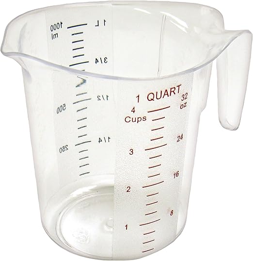 Measuring Cup, Polycarbonate, 1Quart, Clear eBay