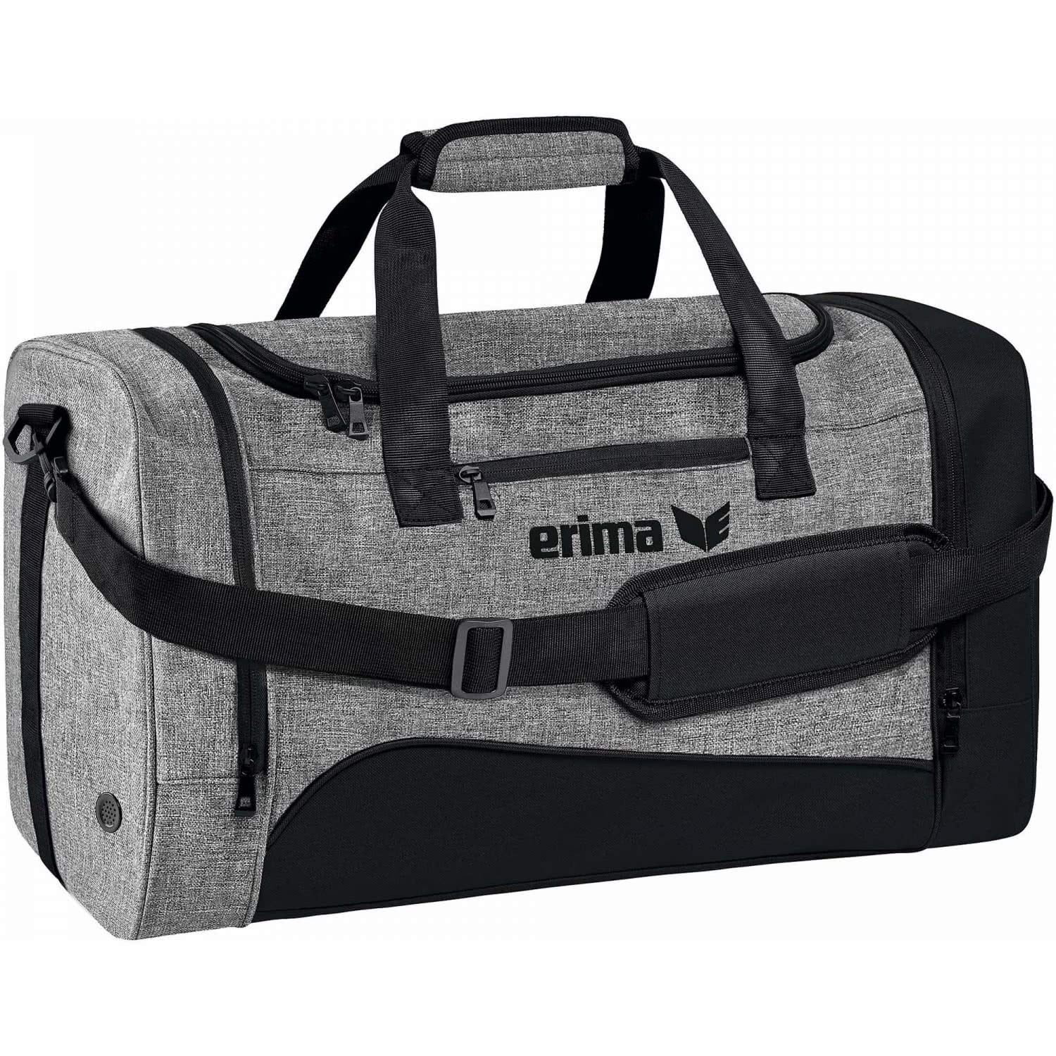 Erima Club 1900 2.0 Bags - Black/Grey Marl, Small