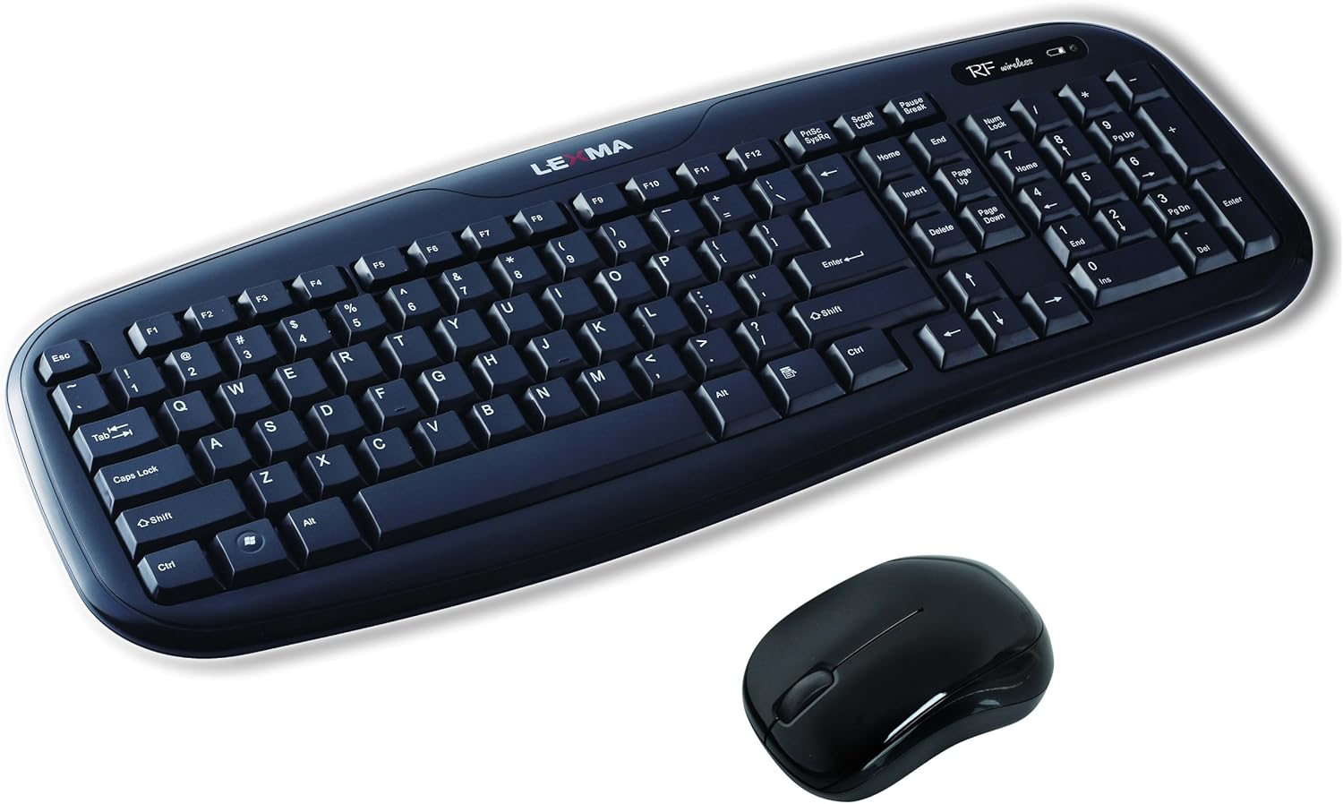Lexma Wireless Desktop Keyboard and Mouse, Black (LS6411R) Amazon.ca Computers & Tablets