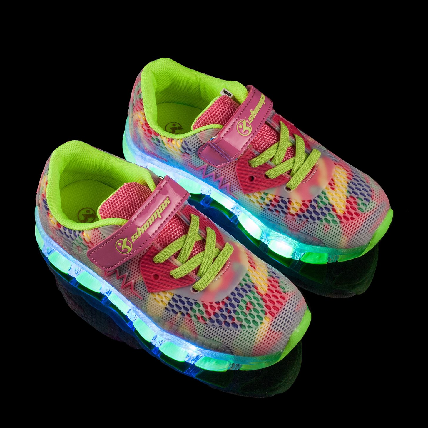 Shinmax LED Kid Shoes, Light Up Shoes Sport Shoes For Kids Boys Girls 7