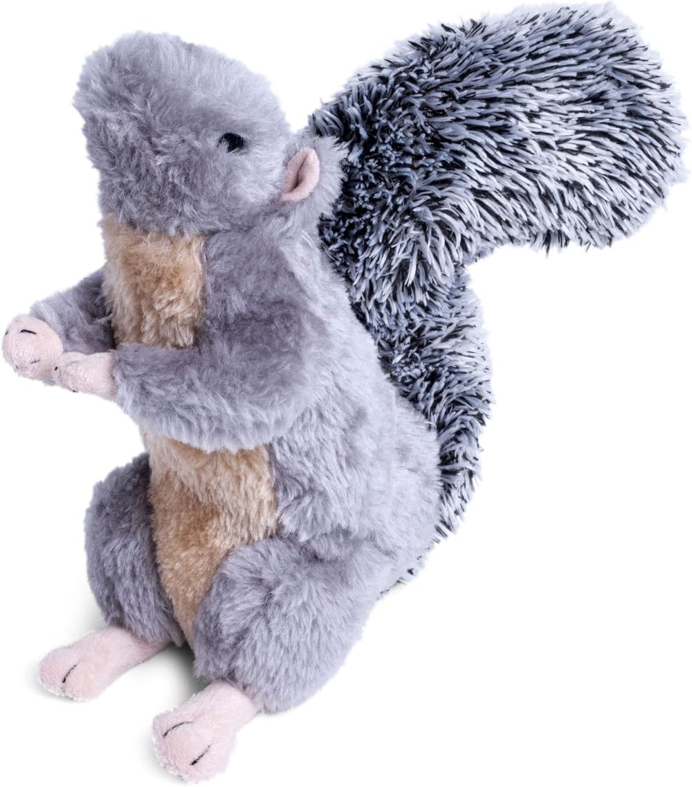 Petface Cyril The Squirrel Plush Dog Toy with Built-In Squeaker