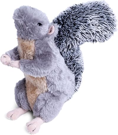 Petface Cyril The Squirrel Plush Dog Toy with Built-In Squeaker