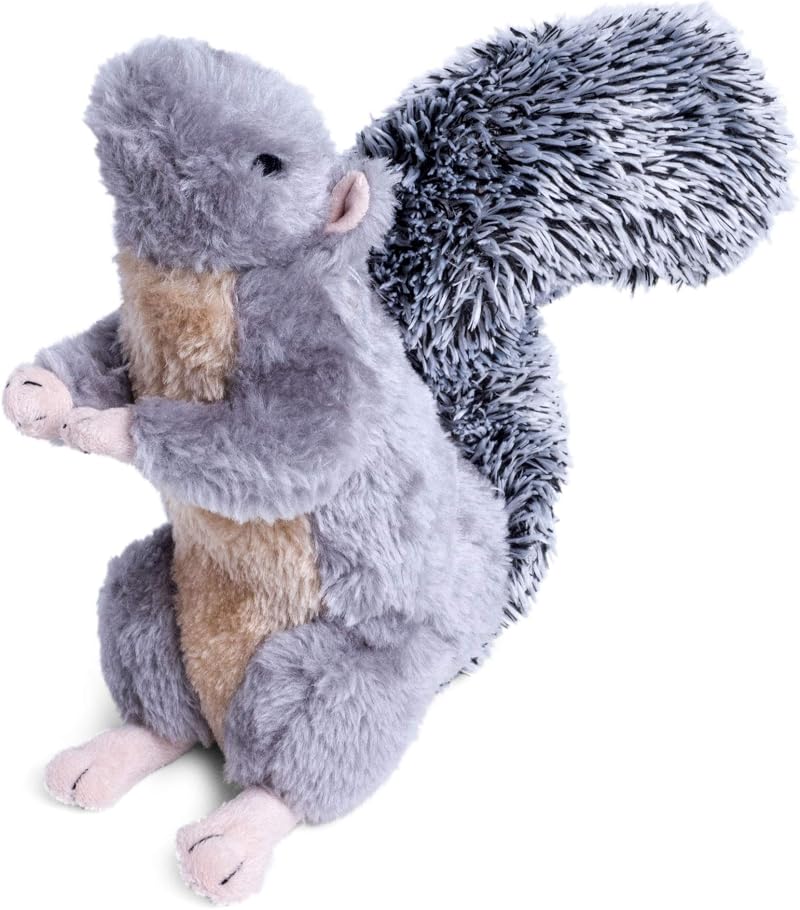 Petface Cyril The Squirrel Plush Dog Toy with Built-In Squeaker
