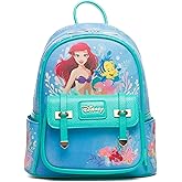 Wondapop Disney The Little Mermaid Ariel 11" Vegan Leather Mini Backpack