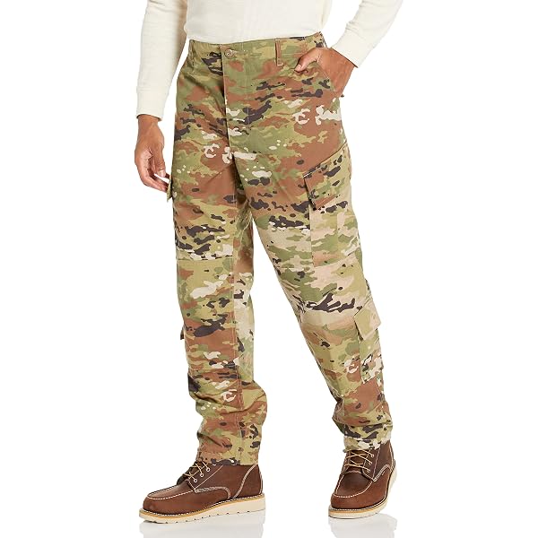 thumbnail interactive-video image 1 of Genuine US Army M65 BDU Pants With Liner – Woodland Camo Cargo Trousers, Men's Regular Fit 1 of 2