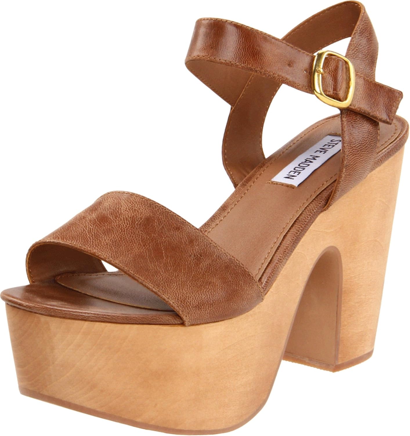 steve madden wooden block heel