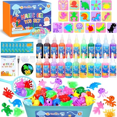 Dreamon Aqua Fairy Water Gel Kit 22 Colors 16 Molds DIY Toy Gift 3+