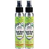 US Organic Mosquito Repellent - USDA Certified DEET-Free Bug Spray (2oz Travel Size)