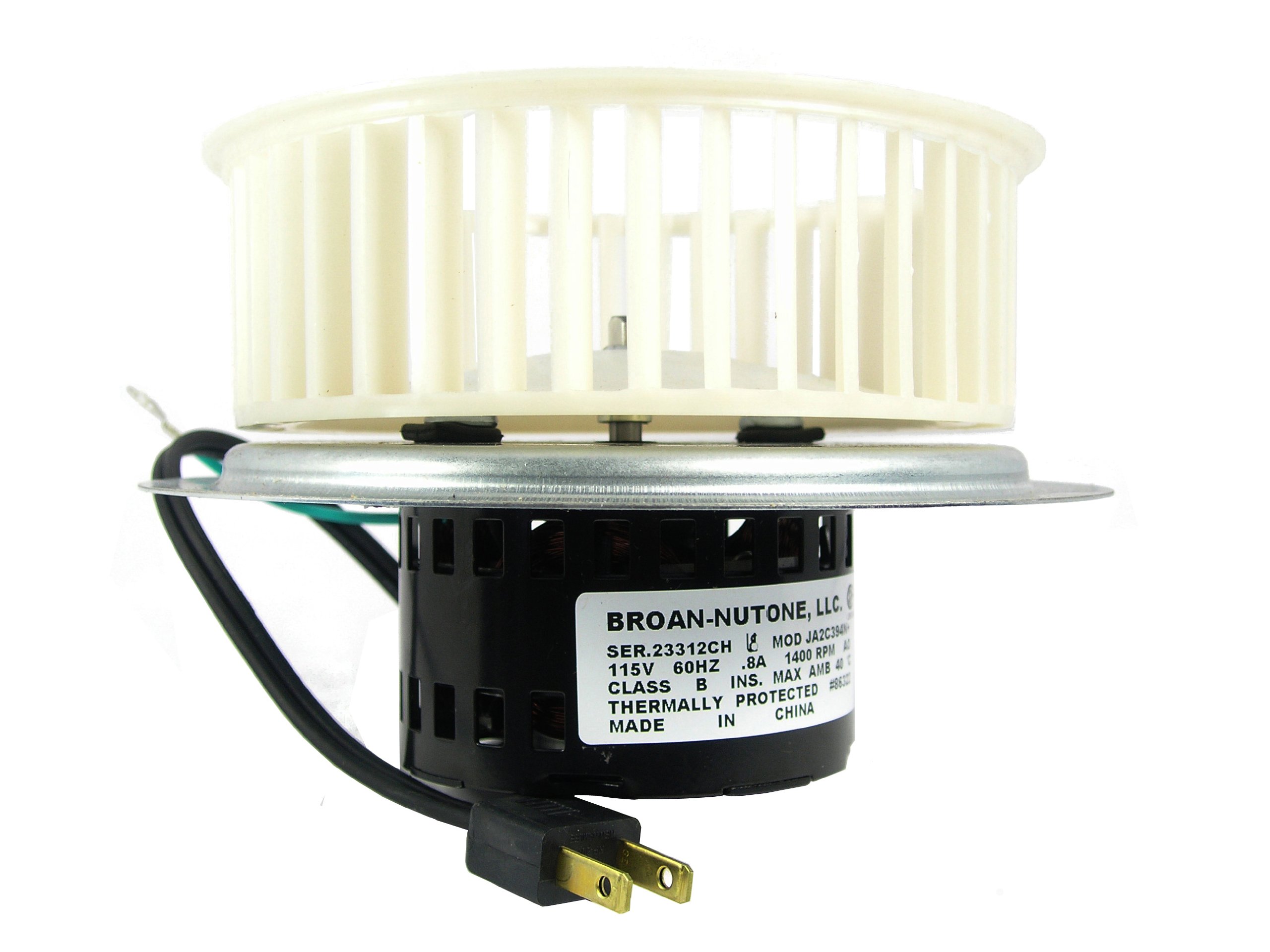 NuTone 0696B000 Motor Assembly for QT100 and QT110 Series Fans - Built In  Household Ventilation Fans - Amazon.com