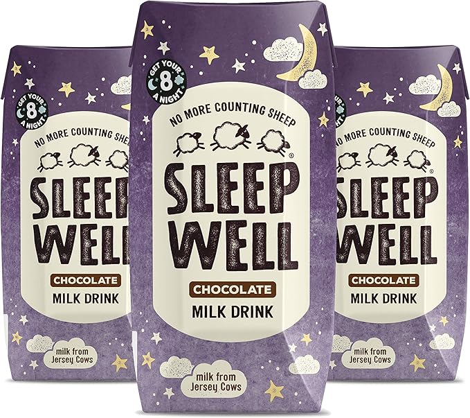 Sleep Well Natural Jersey Milk Drink with Valerian No More Counting