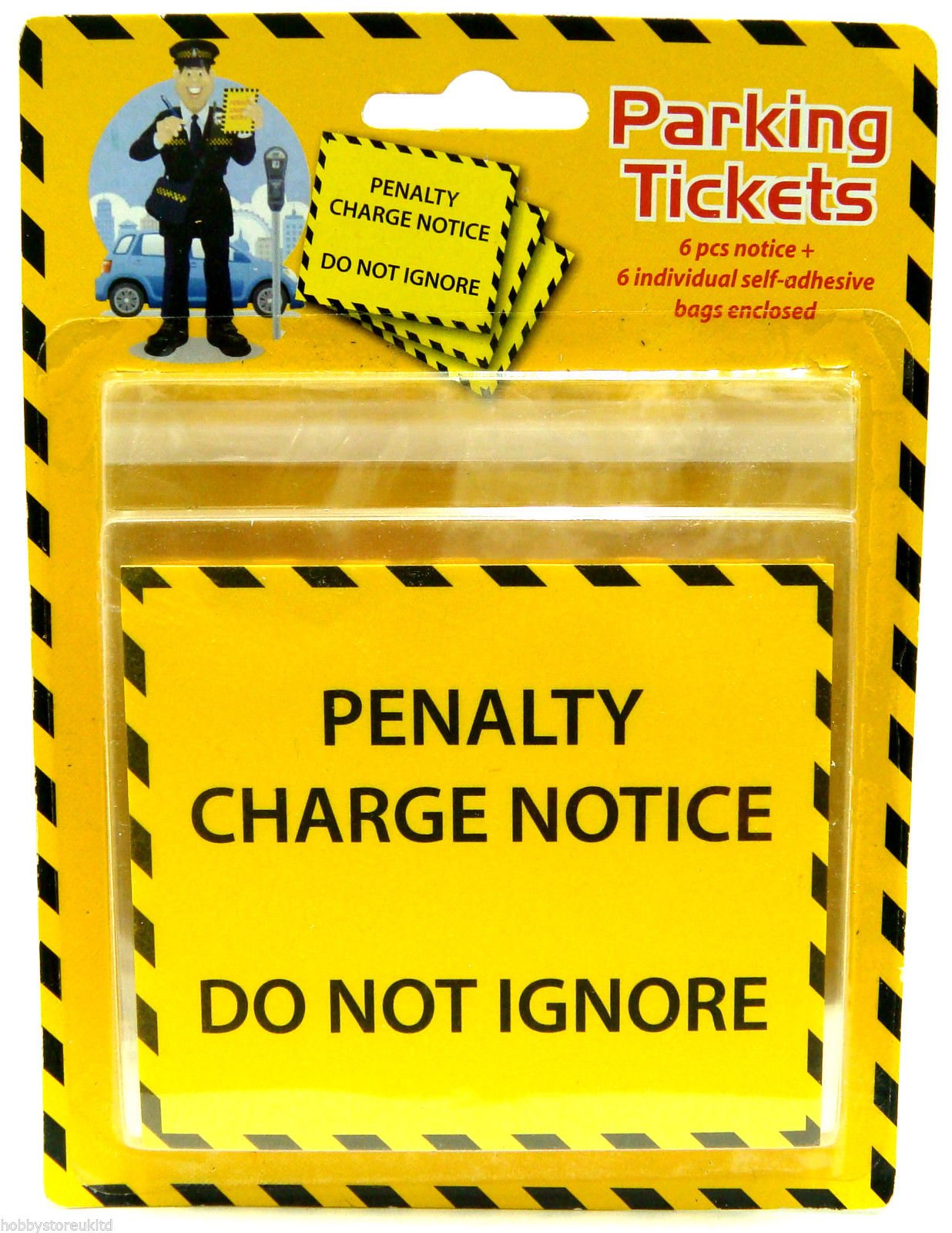Fake Parking Ticket Good Fun Joke Penalty Charge Notice Fine Prank Novelty x 6 by Henbradnt