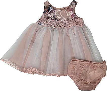 rose pink toddler dress