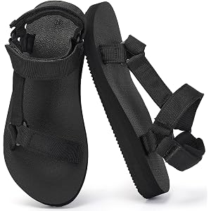 SUITSER Womens Sport Hiking Water Sandals Quick Dry Outdoor | Comfortable Walking,Yoga Mat Insole,Athletic Sandals,Summer Sho