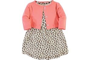 Touched by Nature Baby Girl Organic Cotton Dress and Cardigan