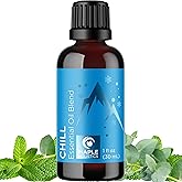 Mint Essential Oil Blend - Refreshing Mint Oil Diffuser with Cooling Peppermint Spearmint Bergamot and Eucalyptus Oils - Pure Aromatherapy Oils
