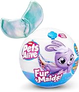 Pets Alive Furmaids by ZURU Electronic Soft Mermaid Plush Toy Green view 2