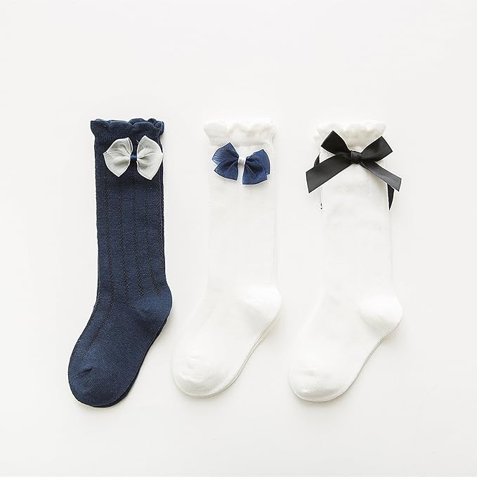 Amazon Simonjp キッズ ハイソックス 女の子 ソックス カラーフル