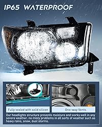 Nilight Headlight Assembly for 2007 2008 2009 2010
