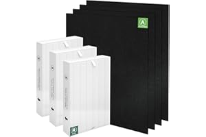HPA300 True HEPA Replacement Filter R, HRF-R3 Compatible with Honeywell Air Purifier HPA300 Series, HPA300, HPA304, HPA8350, 
