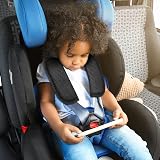 URAQT Baby Stroller Car Seat Strap Covers 2 Pack Black Universal view 6