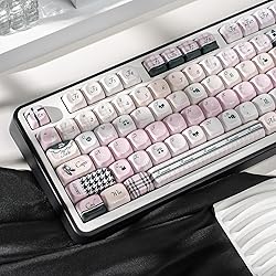 COOMICKEY MOA Profile Cute Keycaps, 134 Keys PBT