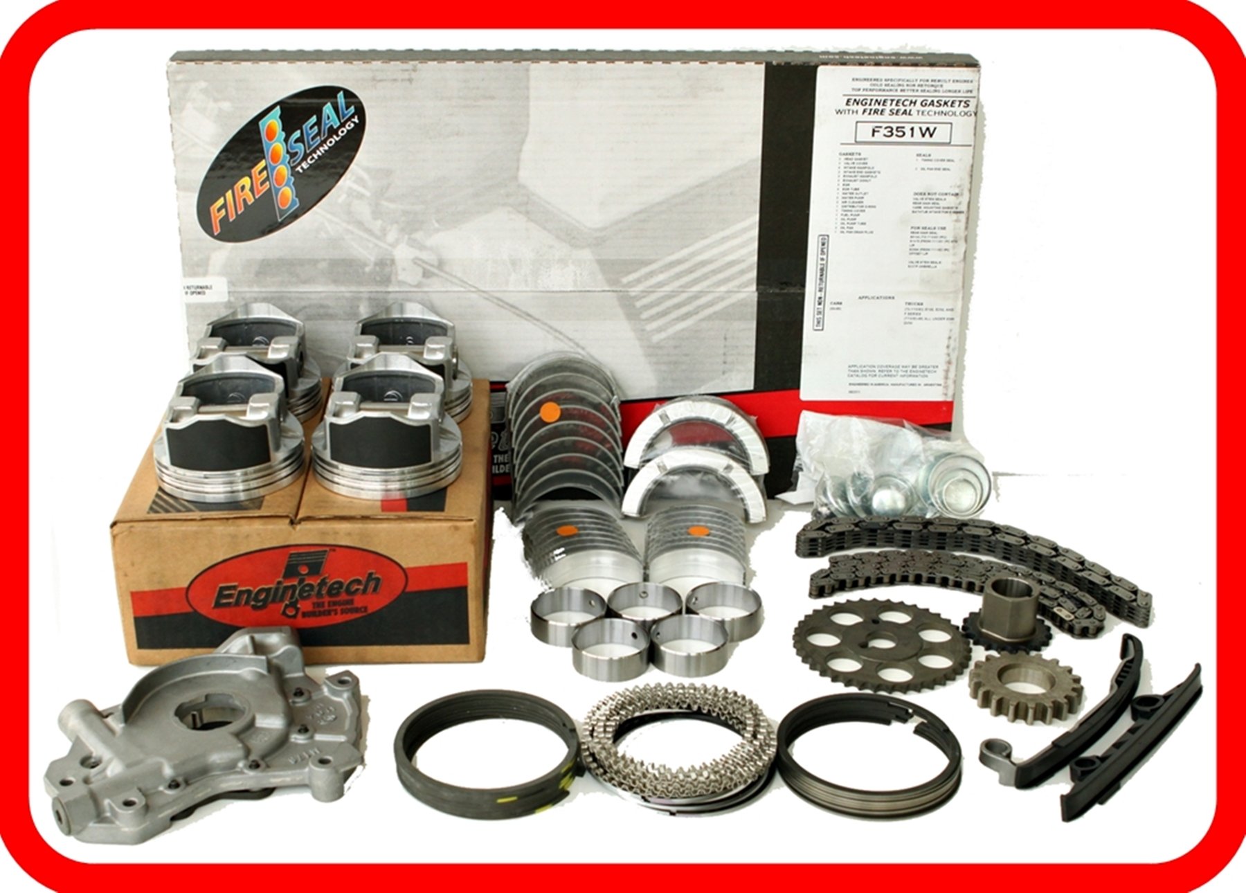 thumbnail image 2 of Engine Rebuild Overhaul Kit FITS: 2003-2006 Honda Accord Element 2.4L DOHC K24 K24A4 VTEC In | Whizz Engine Kits 2 of 12