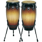 Meinl Percussion HC512VSB Headliner Series 11-Inch and 12-Inch Conga Set With Basket Stands, Vintage Sunburst