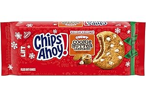 CHIPS AHOY! Chewy Cookie Butter-Inspired Cookies, Limited Edition Holiday Treats, 9.9 oz