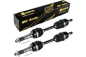 Caltric Front Right and Left Complete Cv Joint Axle Compatible with Yamaha Big Bear 400 Yfm400F 4Wd 2000 2001