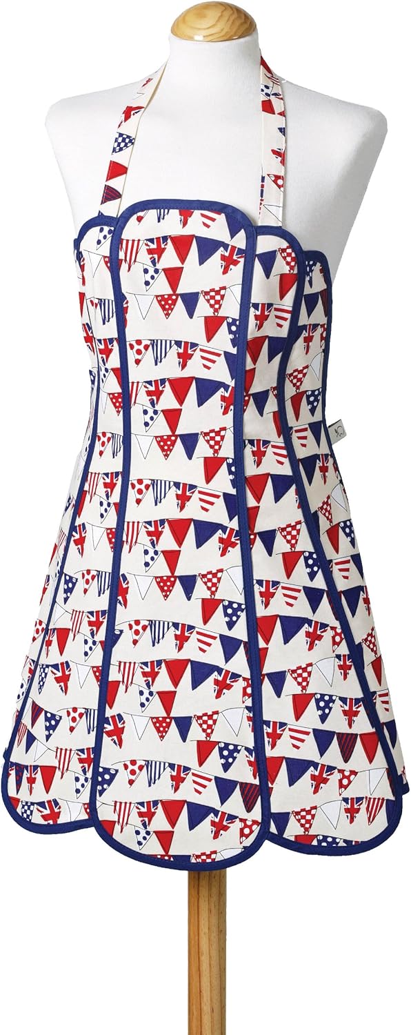 Bunting Union Jack Apron for Women
