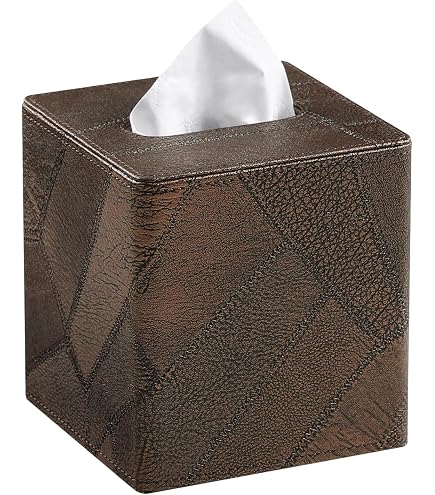Amazon.com: mDesign Steel Facial Tissue Box Cover/Holder for