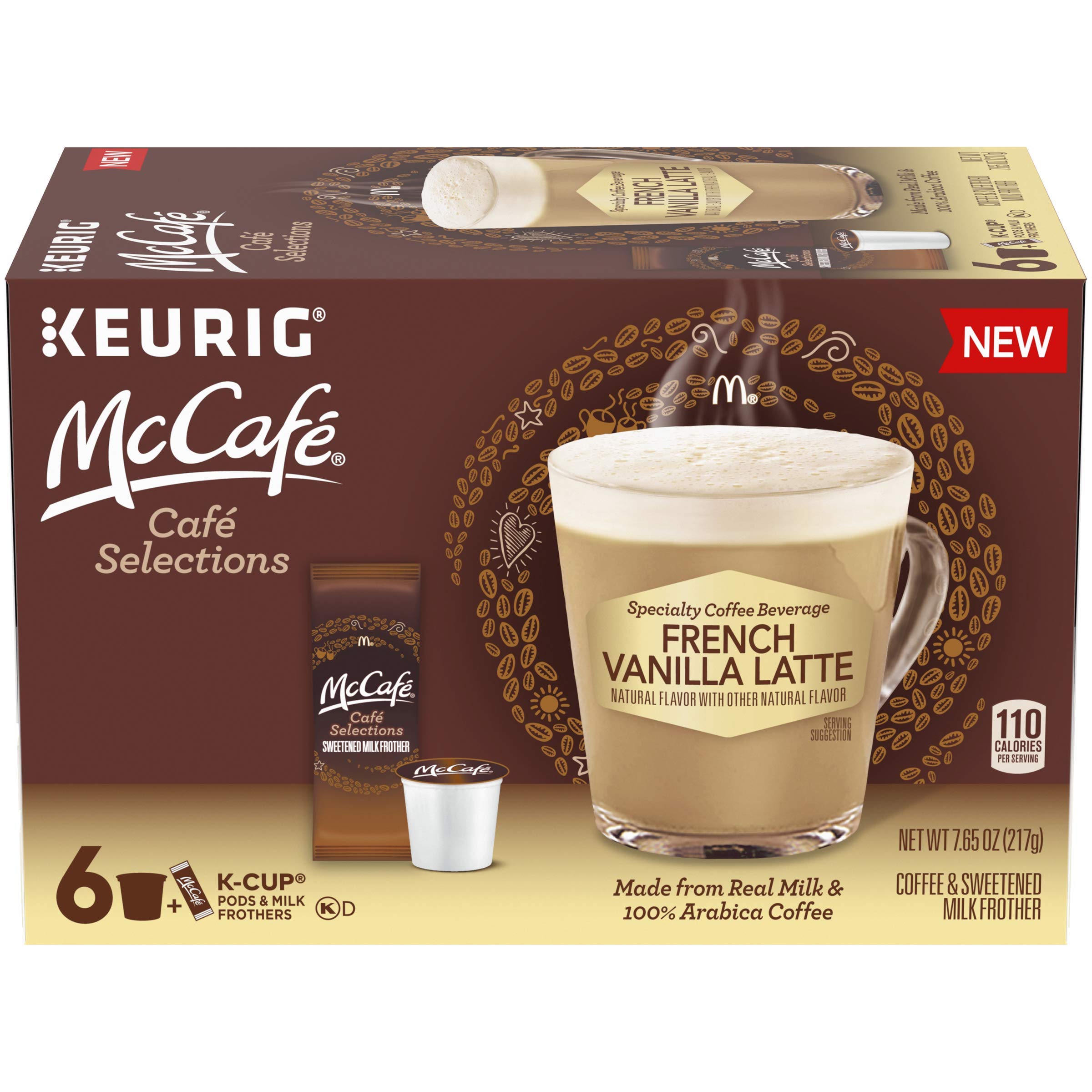 MCCAFE French Vanilla Latte Keurig Kcups (pack of 4) BBD 6/0220 Coffee