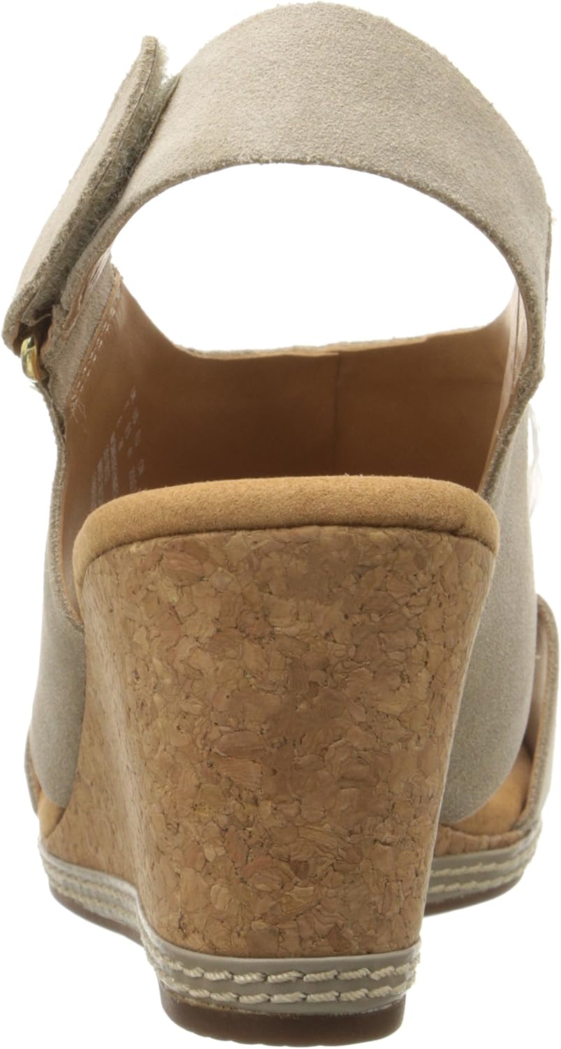 clarks women's helio float wedge sandal