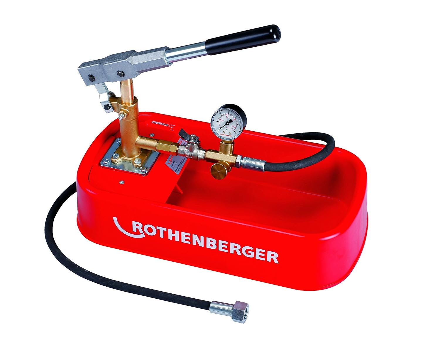 Rothenberger 6.1130 Testing Pump for Domestic Pipework 30-Bar, Red, Pack of 1