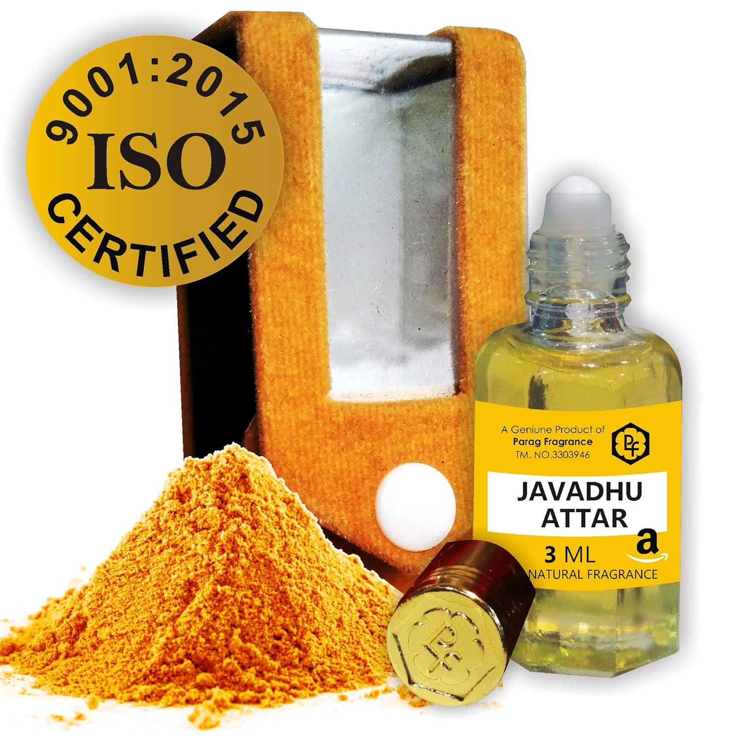 Parag Fragrances Javadhu Powder Attar 3ml (Real Indian Javadhu Beige