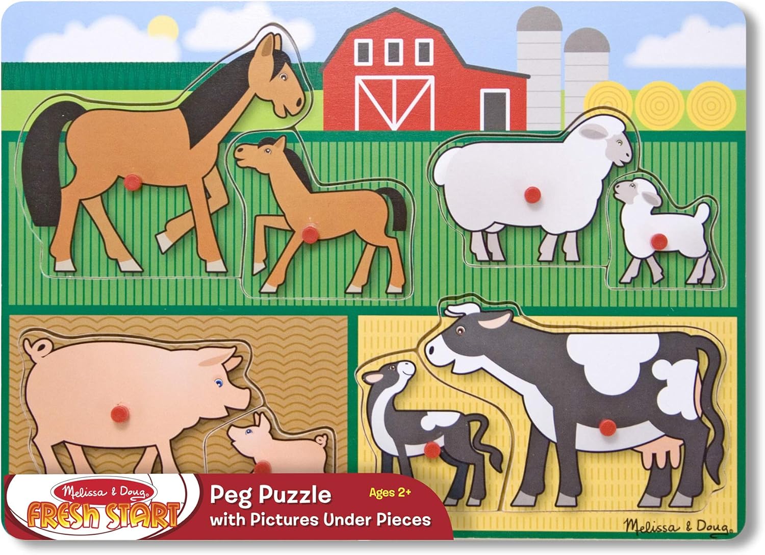 melissa and doug farm animals puzzle