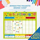 Fridge Magic Magnetic Reward Star Chart 40x30cm Behaviour Task Chore Visual view 3
