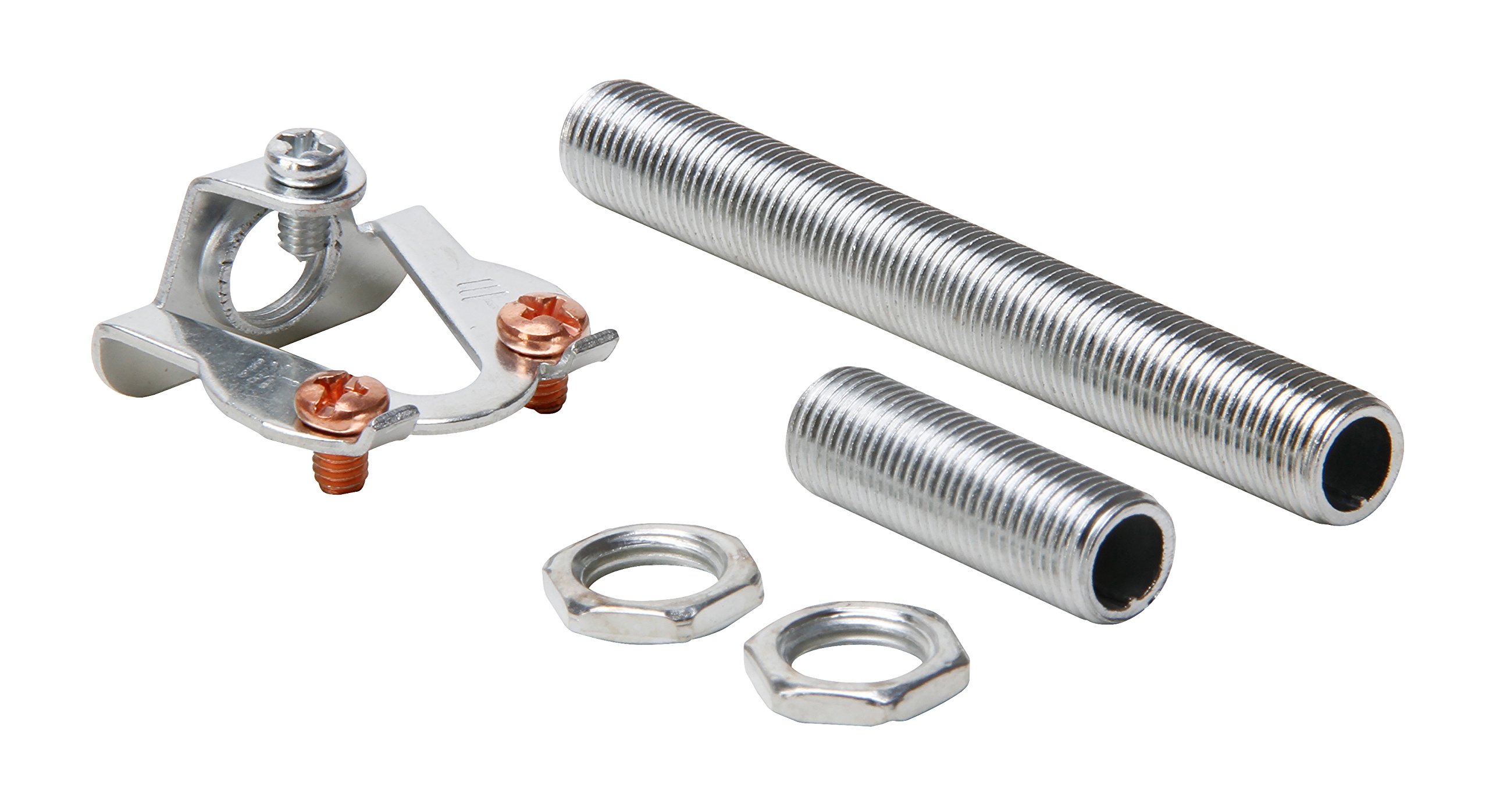 Kopp 344800081 Light Hanging Set, Threaded Pipe 30 and 80 mm 1 of Each and 2 Nuts M10x1