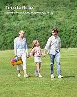 SONGMICS Fleece Picnic Blanket 195 x 150 cm Waterproof Karomuster UK view 8
