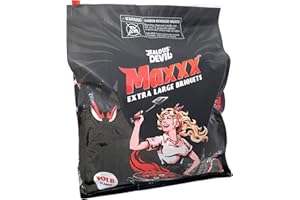 Jealous Devil Maxxx XL All Natural Hardwood Charcoal Pillow Briquets, 10 lb. Bag
