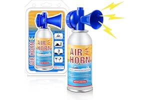 ElectricWise Large Air Horns 3.5oz, 122dB Very Loud Marine Boat Air Horns for Safety, Meet Coast Guard, Boat Accessories, Ideal for Boating, Camping, Hiking, Travel