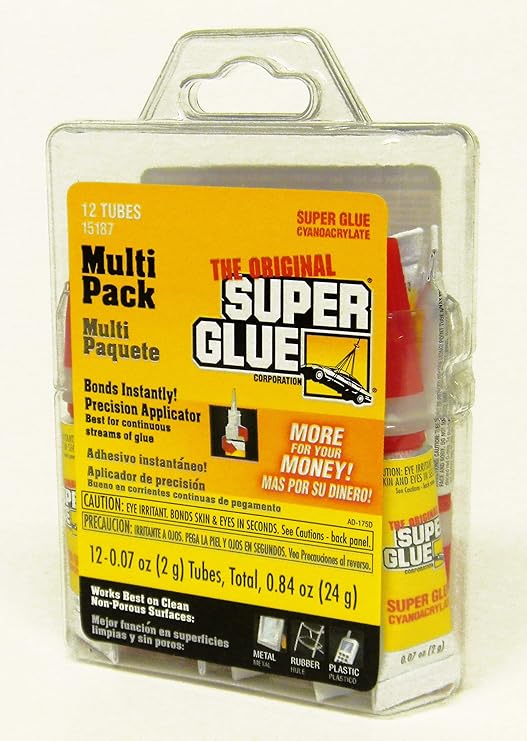 Super Glue The Original Super Glue 15187, .07 Ounce, 12pack by Super