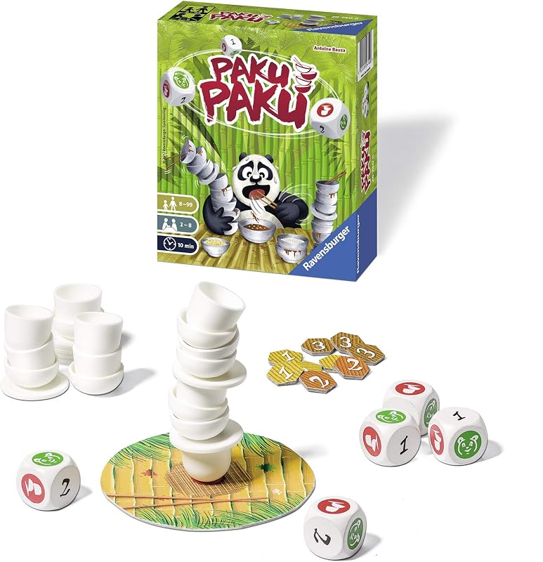 Paku Paku Niños y adultos Juego de habilidades motrices finas - Juego de tablero (Juego de habilidades motrices finas, Niños y adultos, 10 min, Niño/niña, 8 año(s), 110 mm)